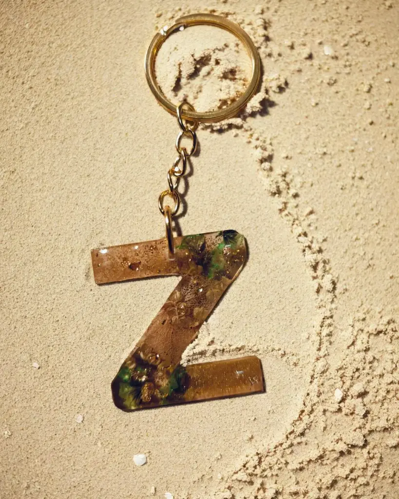 Z Alphabet Keychain