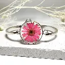 Pink Daisy Bloom Bangle