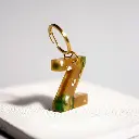 Marbled Z Keychain