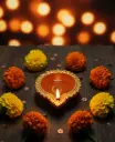 Aura Hand-Painted Diya (Set of 2)