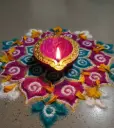 Rajsi Hand-Painted Diya (Set of 2)