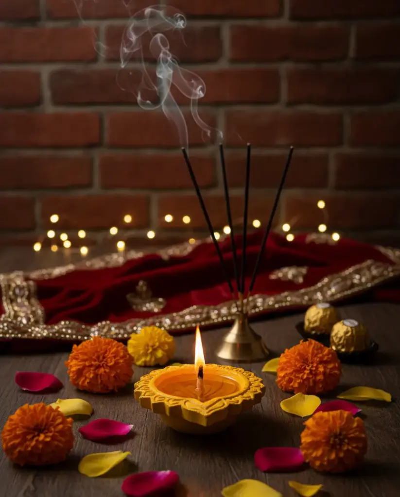 Plain Yellow Handcrafted Diya (Set of 2)